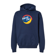 Load image into Gallery viewer, MoonPie Logo Youth Hoodie - Navy
