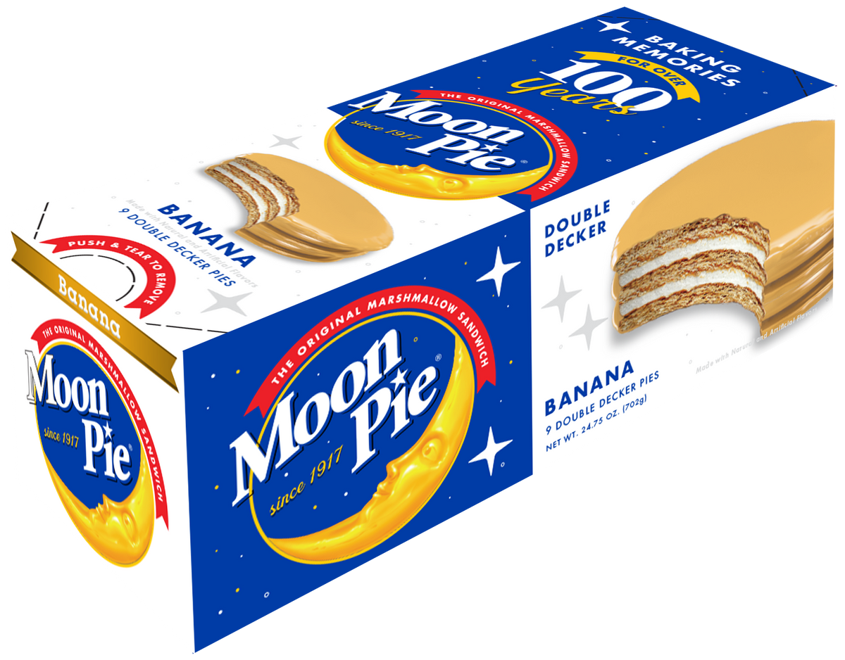 Double Decker Sleeve MoonPie - Banana