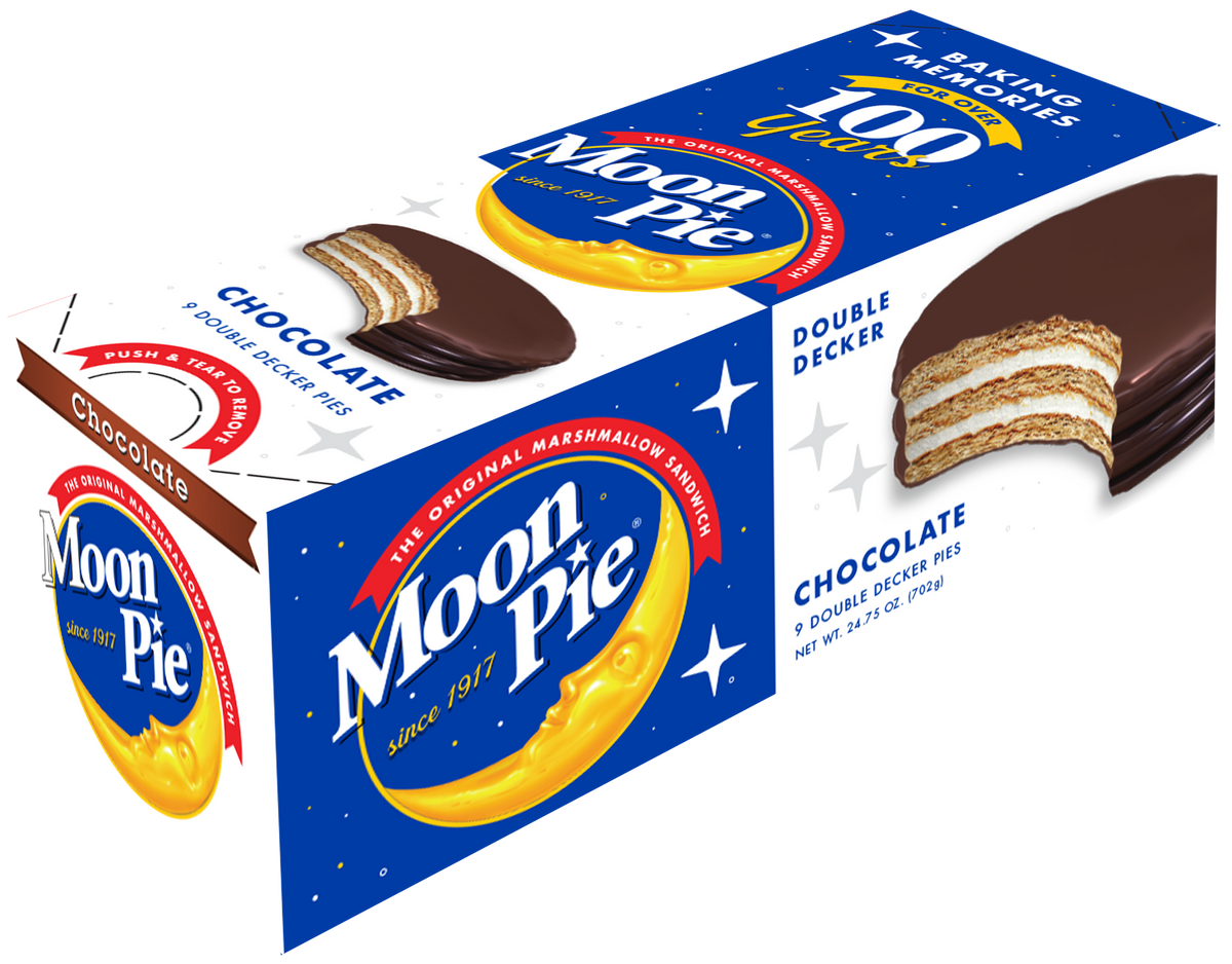 Double Decker Sleeve MoonPie  - Chocolate