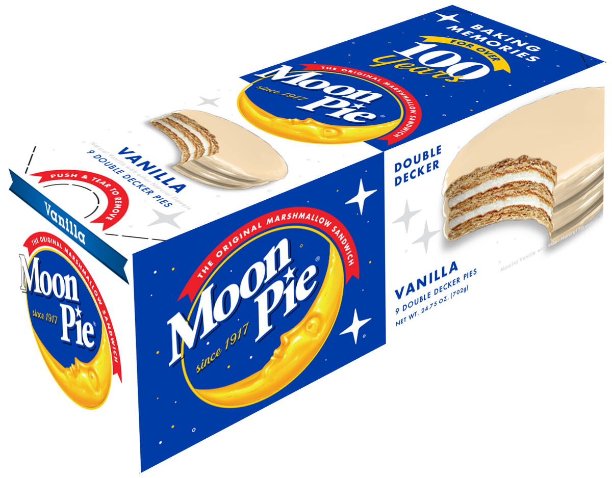 Double Decker Sleeve MoonPie - Vanilla