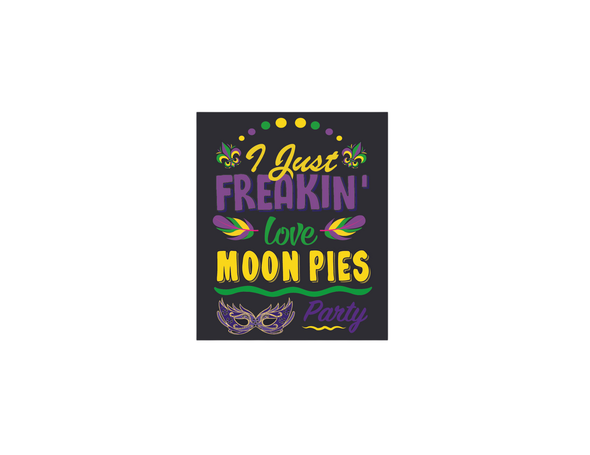 Mardi Gras Love MoonPies Magnet