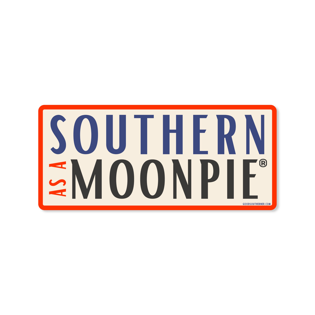 Southern as a MoonPie Sticker